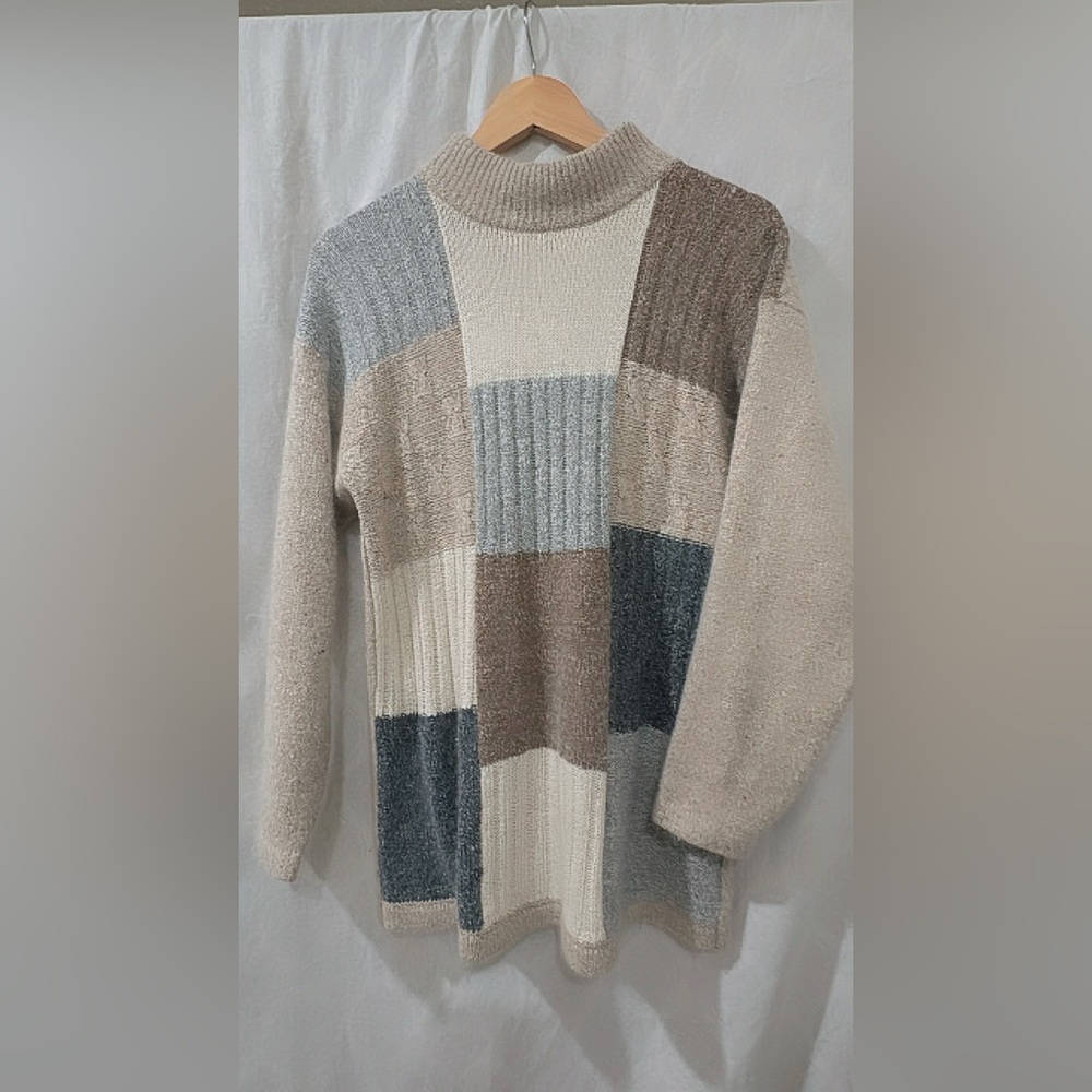 Colorblock Knit Sweater